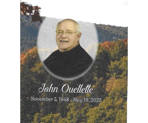 John Ouellette Obituary (2023) - Saint Agatha, ME - Michaud Funeral ...