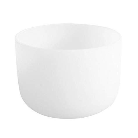 Frosted C Note Root Chakra Quartz Crystal Singing Bowl 12 inch mallet ...