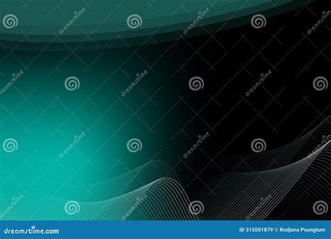 Abstract Wave Black Gray Green Gradient Background Stock Illustration ...