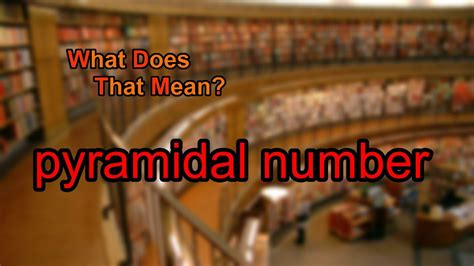 Image result for Pyramidal Number Examples
