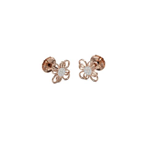 18K Vihaan Daimond Gold Earring – Bhima Jewellery