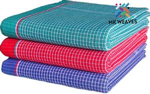 Mk weaves Cotton 350 GSM Bath, Beach, Face, Hair, Hand Gamcha - Buy Mk ...