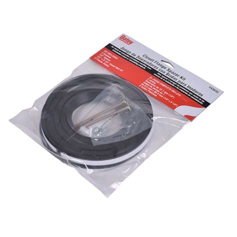 Oatey 3.68-in Multiple Colors/Finishes PVC Toilet Flange Extender Kit ...
