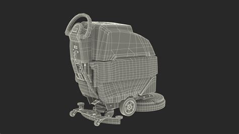 Professional Floor Cleaning Machine Turquoise 3D - TurboSquid 2223900