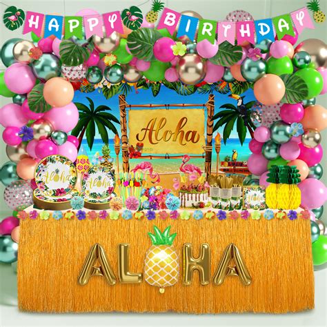 Hawaiian Luau Party Decorations