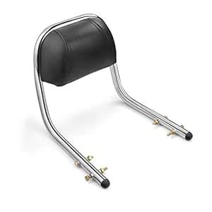 GOLSM Bullet Harley Backrest/Back Rest Back Support Bold Cushion ...