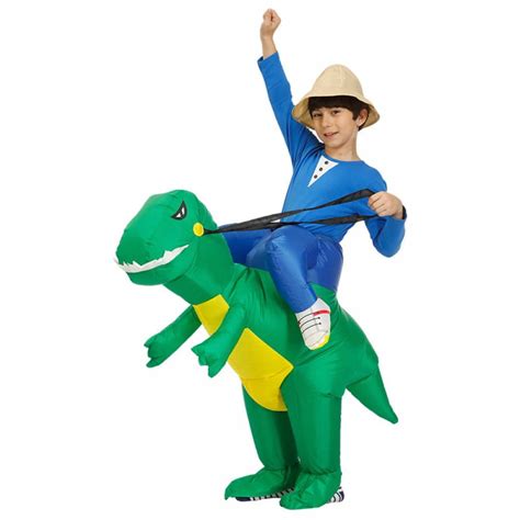 Buy Inflatable Dinosaur Costume for Adult and Kid, T-REX Costume ...