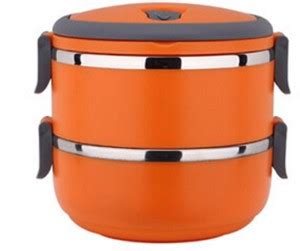 Flipkart.com | MOG Easy Lock Stainless Steel Double Layer 2 Containers ...