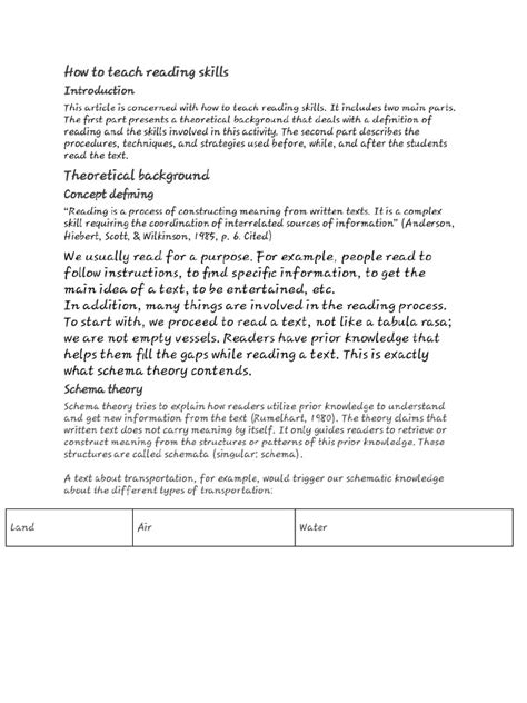 Image result for Reading Skills Lesson