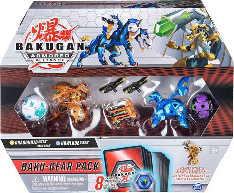 Bakugan Baku-Gear 4-Pack, Dragonoid Ultra with India | Ubuy