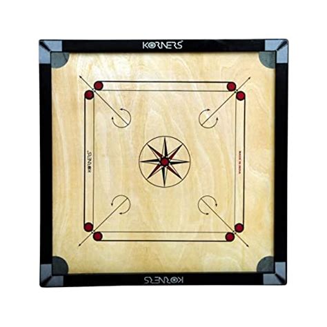 KORNERS 32 Inch Carrom Board Set | Wooden Carrom Board with Striker ...