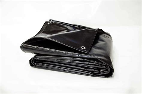 Tarpaulin Sheet Waterproof 18 x 24 250GSM Black- HDPE Heavy Duty ...