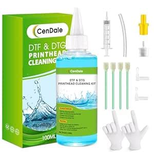 CenDale Premium DTF Printhead Cleaning Solution - Universal Printhead ...