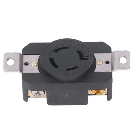 DUHJ 4 Hole Industrial Outlet, 20A PA66 + Brass Good Conductivity ...