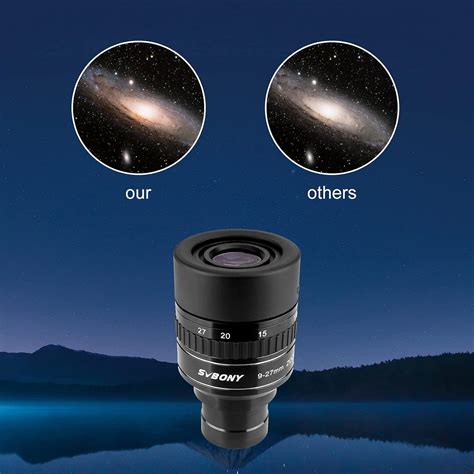 Buy SVBONY SV191 Telescope Eyepiece, 9-27mm Zoom Eyepiece, Super-Wide ...