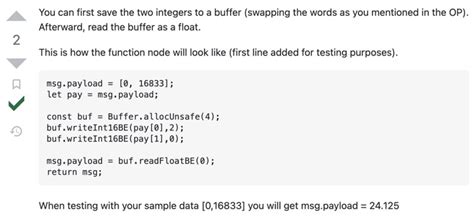 Image result for Modbus Node Red Convert Float