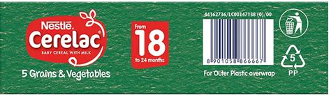 Buy NESTLE CERELAC BABY CEREAL WITH MILK 5 GRAINS & VEGETABLES - 300 GM ...