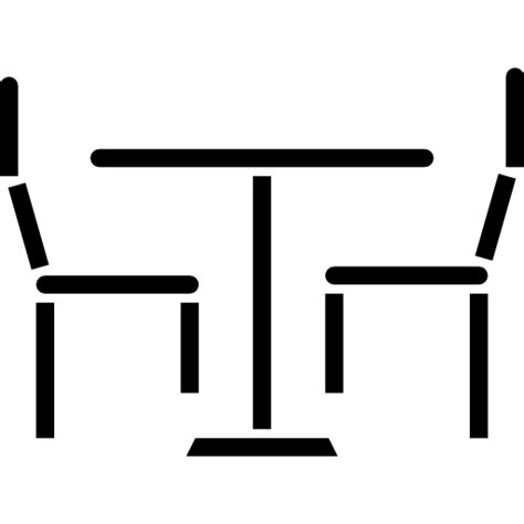 Dinner table - Free furniture and household icons