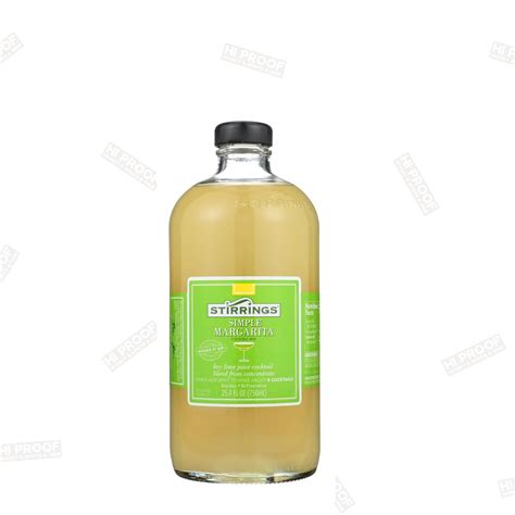 Stirrings Margarita Mix 750ml – Hi Proof