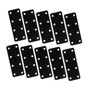 12pcs Flat Stand Repair Fixing Joining Brackets Joint Fastener Brackets ...