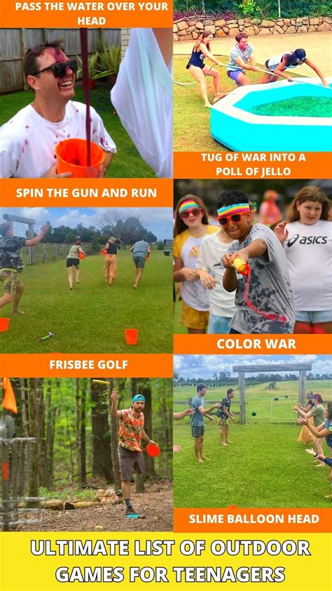 23 Outdoor Games for Teenagers - Ultimate Guide 2023 – PARTY GOAT