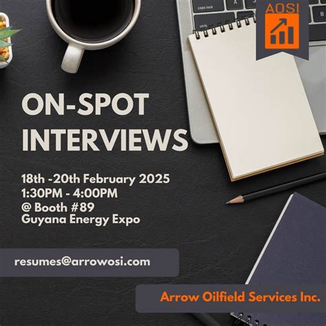 Arrow Oilfield Services Inc. - On-Spot Interviews, Marriott Hotel ...