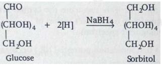 Reduction of glucose with NaBH 4 gives - Tardigrade