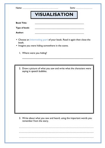 Image result for Visualisation Activity