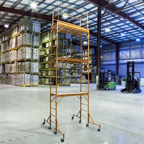 Pro-Series by Buffalo Tools Scaffolding Steel 6-ft H x 6-ft W x 8-ft L ...