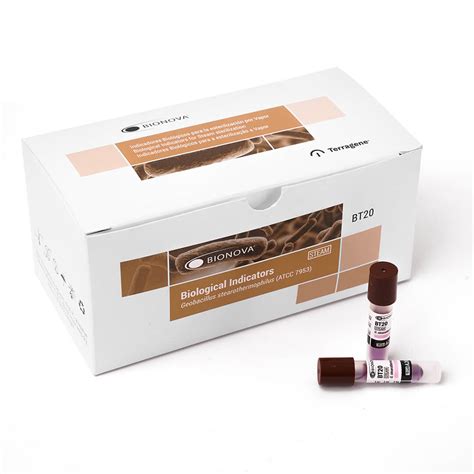 BT20 Indicador Biológico para Vapor lectura 24 horas (Colorimetría ...