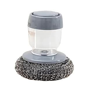ShubhDivy Tar Brush Dish Cleaning Brush with Liquid Dispensar Palm ...