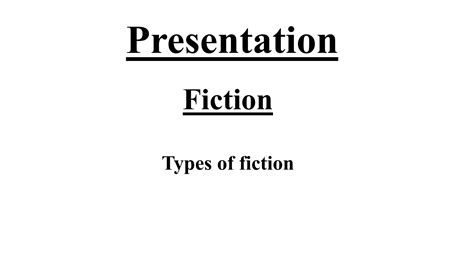 Image result for Example of Fiction
