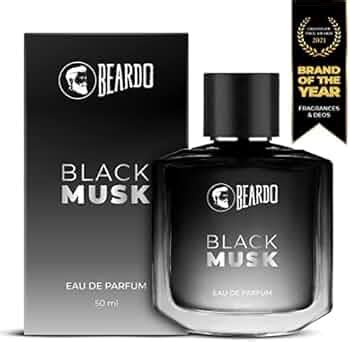 Beardo Black Musk Eau De Parfum Men | Musky, Woody Perfume for Men Long ...
