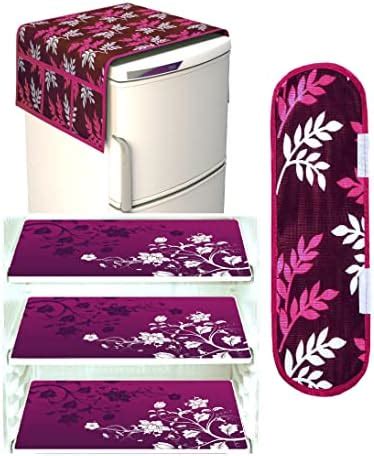 The Endless Store Combo Fridge Top Cover(21 X 39 Inches), Fridge Handle ...