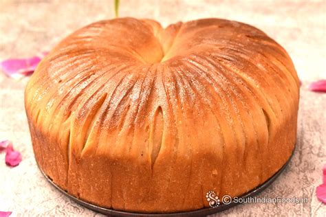 Wheat flour wool roll bread-How to make-Step by step photos & video