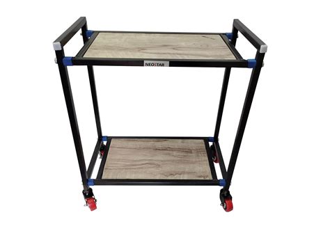 NEO STAR Neostar Metal And Wooden Battery Inverter Trolley/Stand With 2 ...