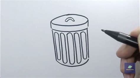 How to Draw trash can | Easy Drawing - YouTube