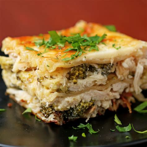 Broccoli Chicken Alfredo Lasagna at Erin Love blog