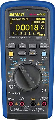 Metravi Metrasafe-20 Industrial Digital Multimeter with jumbo screen ...