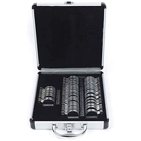 DNYSYSJ 68PCS Optical Trial Lens Set Optometry Kit Metal Rim India | Ubuy