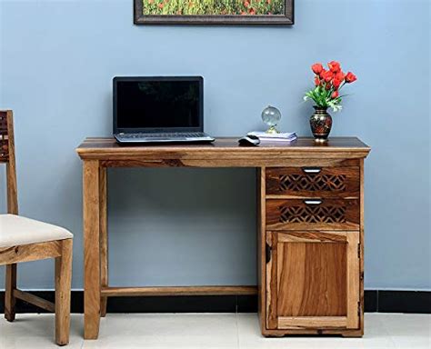 Furniselan Sheesham Wood Writing Study Table for Home and Office ...