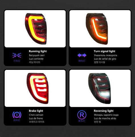 Car Styling Tail Lamp for Toyota RAV4 Tail Lights 2009-2012 RAV4 ...