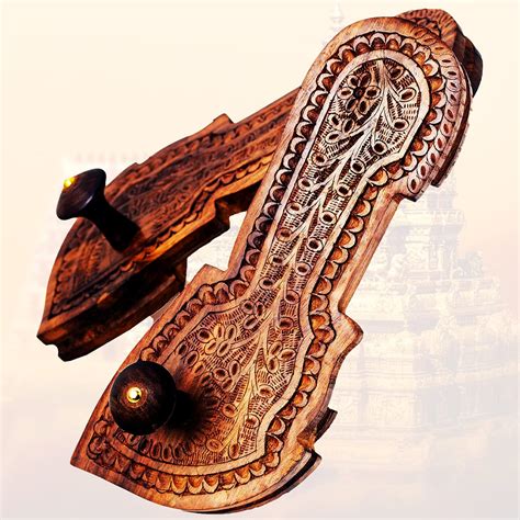 Shri Anand Exotic India Khadau (Paduka) Wooden Sandals for Auspicious ...