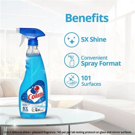 Buy Colin Glass Cleaner, 250 ml | 19 Minutes Delivery | Apollo Pharmacy
