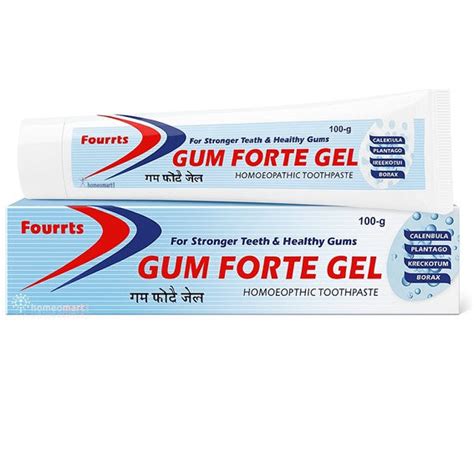 Fourrts Gumforte Gel, Homeopathic Toothpaste for Stronger teeth – Homeomart
