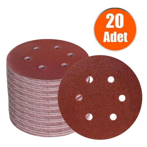Delikli Cırt Zımpara 180 mm Taşlama 60-220 Kum 1-5-10-50-100 ADET- Badem10