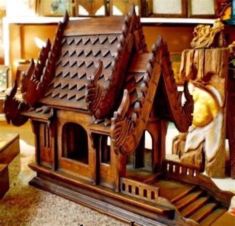 Buy Spirit House, Traditional Thai ,Made From Teak Woodthe Temple Has ...