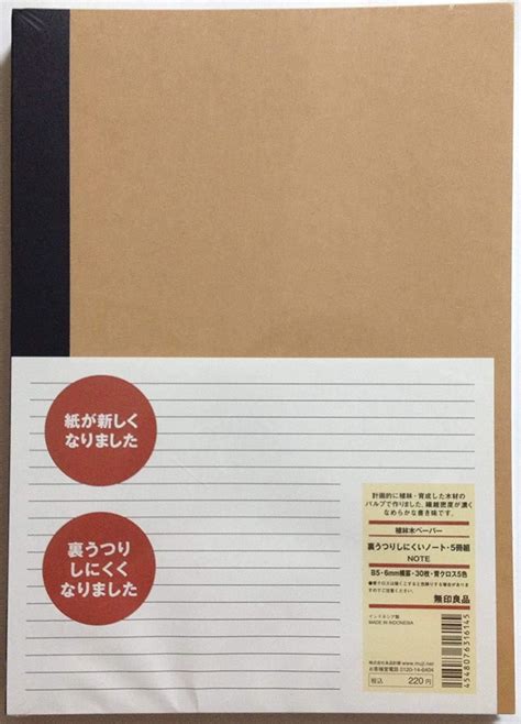 12 Muji Notebooks B5 6mm Ruled 30 Sheets - 60 Pages India | Ubuy