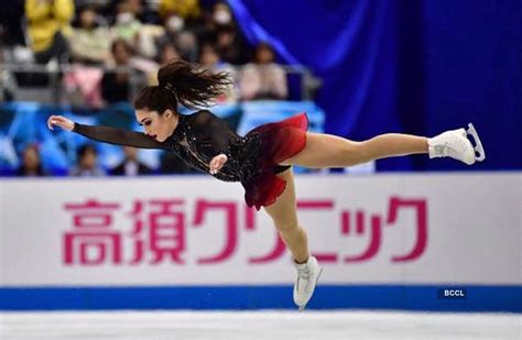 Figure skater Gabrielle Daleman shows off her mesmerising moves in ...
