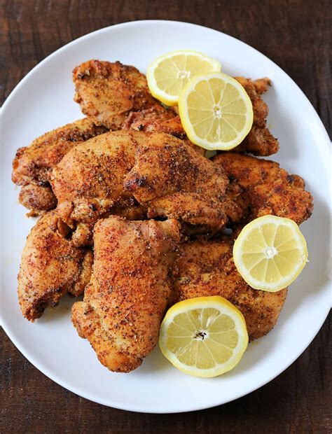 Oven Baked Lemon Pepper Chicken Thighs - Kindly Unspoken